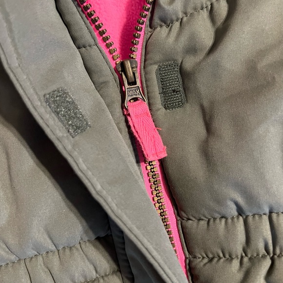 Oshkosh Faux Fur Hooded Girls Parka / size 12 / - Picture 5 of 8